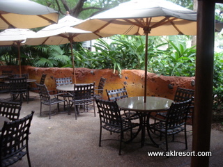 Mara outdoor seating area